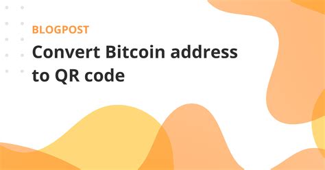 how to convert address to qr code