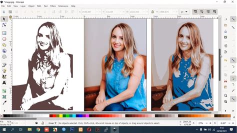 Converting image to vector inkscape ksetours