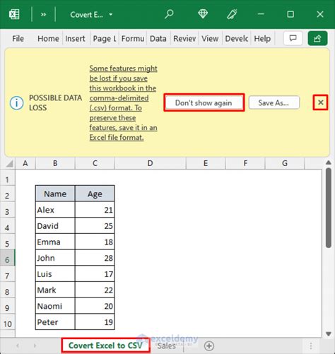 how to convert comma delimited csv file to excel