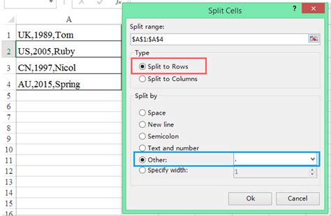 how to convert comma separated string to number in excel