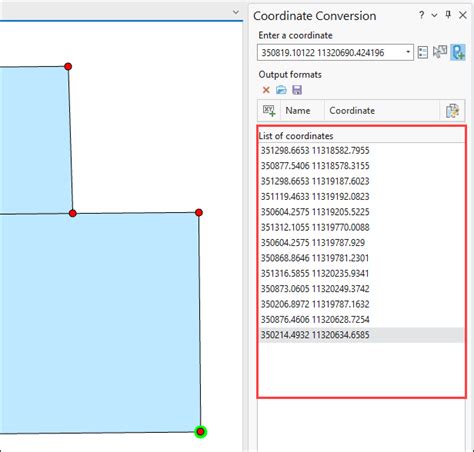 how to convert coordinates in arcgis