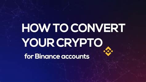 how to convert crypto