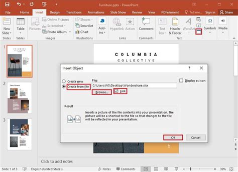 how to convert excel data to powerpoint
