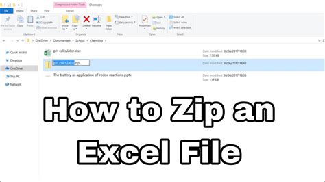How To Convert Excel File To Zip Folder