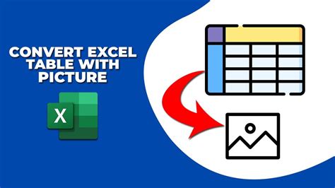 how to convert excel table into image shortcut key