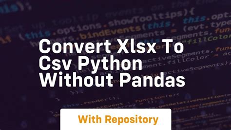 how to convert excel to csv in python without pandas