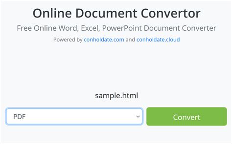 how to convert html to pdf free