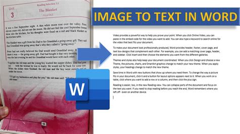 how to convert image text into text