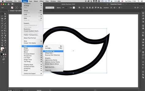how to convert image to outline in illustrator