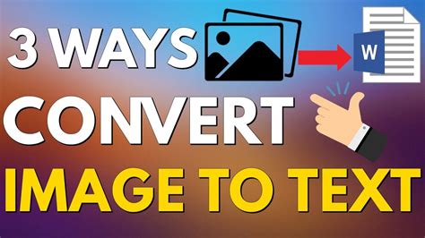 how to convert image to text