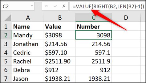 how to convert multiple text into numbers in excel