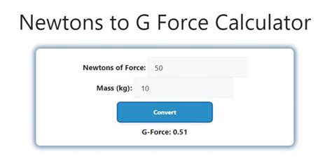 Unlock the Simple Guide: Convert Newtons to G-Force in 5 Minutes