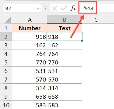 how to convert number to text in excel code