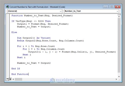 how to convert number to text in excel macro