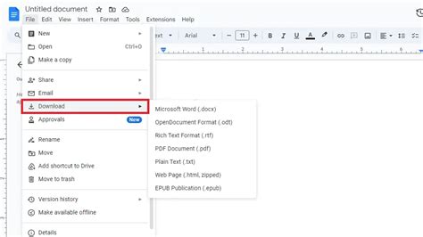how to convert pdf from google docs