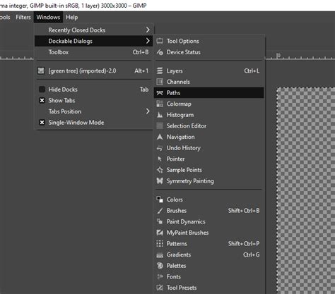 how to convert png to vector in gimp