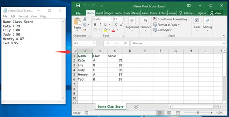 how to convert text file to excel with delimiter