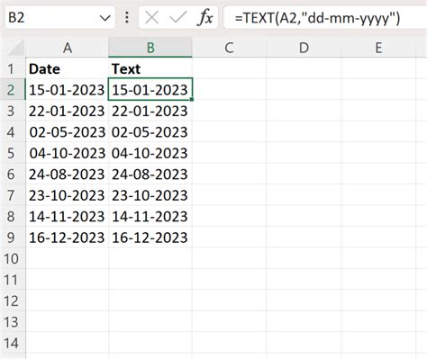 how to convert text to date in excel without formula