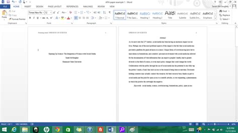 how to convert to apa format in word