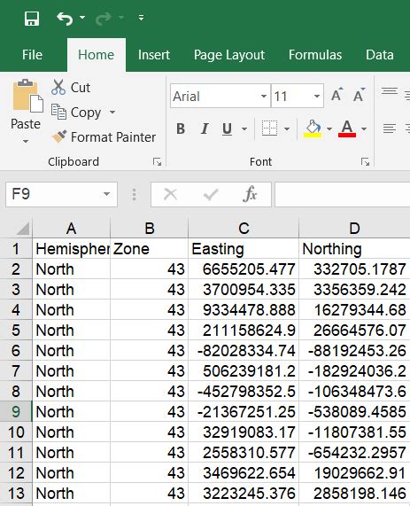 how to convert utm into latitude and longitude in excel