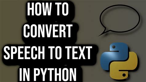 how to convert voice to text using python