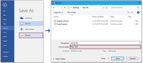 how to convert word document to excel file