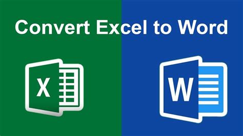 how to convert word document to excel format