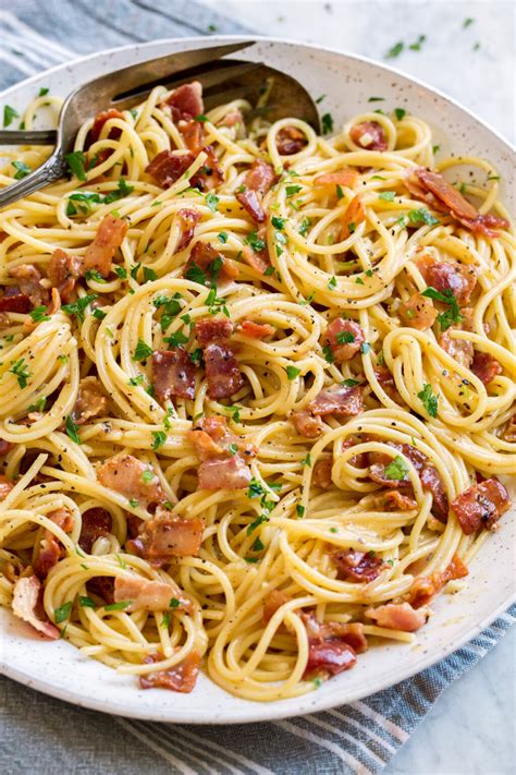how to cook carbonara with bacon