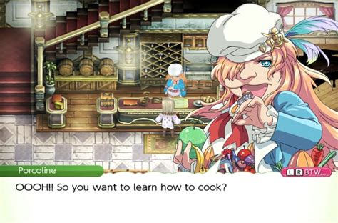how to cook in rune factory 4