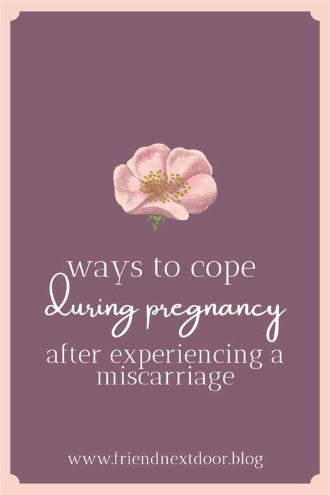 how to cope with miscarriage