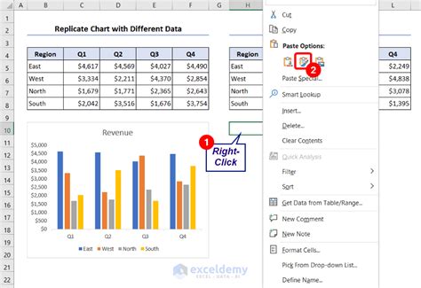 how to copy a chart in excel and keep formatting