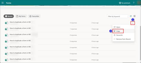 How To Copy A Form In Ms Forms