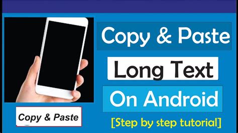how to copy a long text