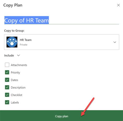 How To Copy A Plan In Microsoft Planner