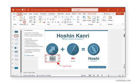 how to copy a slide format in powerpoint