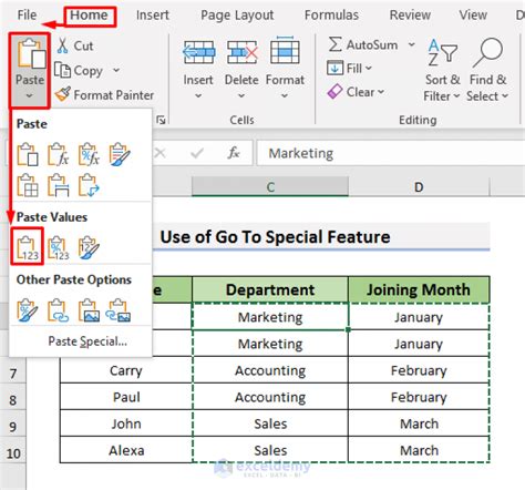 how to copy above cell in excel