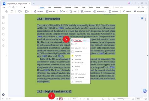 how to copy all text on docs
