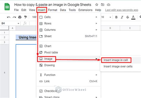how to copy an image into google sheets