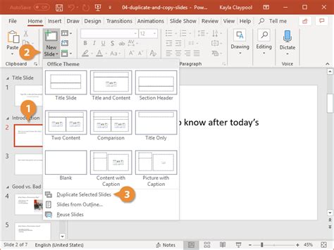 How To Copy And Add A Slide In Powerpoint