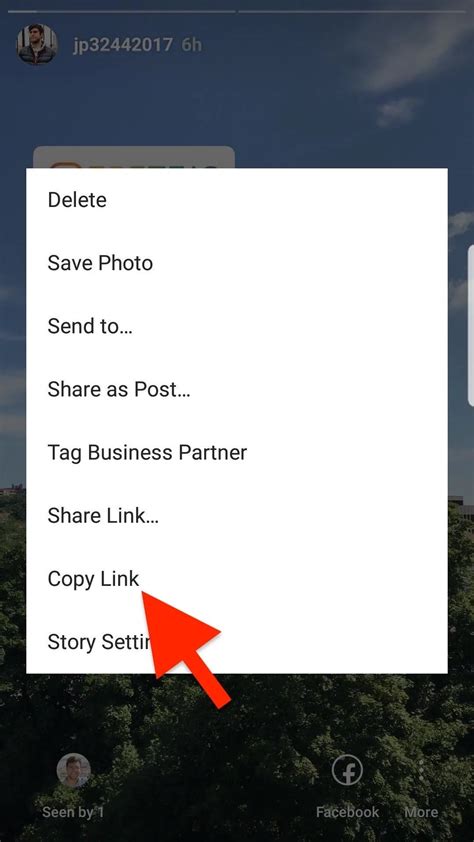 how to copy and paste a link to instagram post