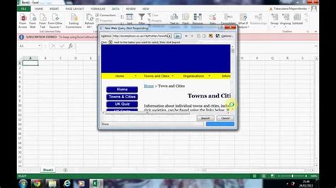 how to copy and paste a table from a website into excel