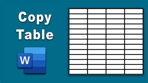 how to copy and paste a table from internet to word