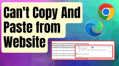 how to copy and paste a website page