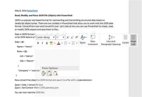 how to copy and paste chatgpt into word without losing formatting