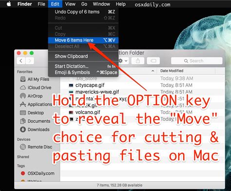 how to copy and paste files and folders in mac