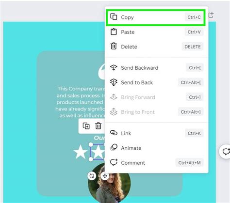 how to copy and paste from canva to google docs