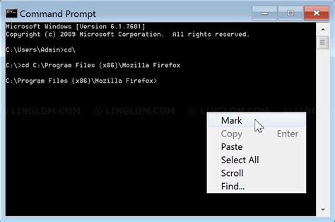 how to copy and paste from notepad to command prompt