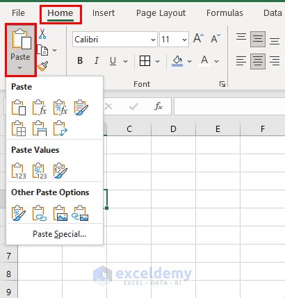 how to copy and paste in excel without changing the format mac