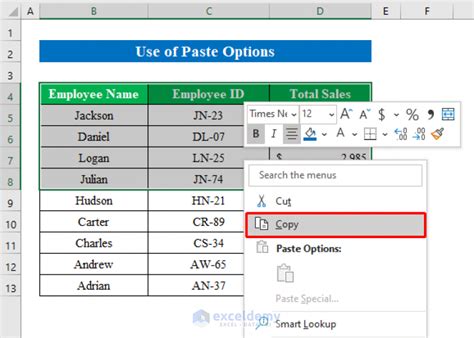 how to copy and paste multiple cells in excel on mac