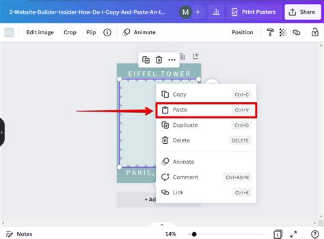 how to copy and paste multiple things in canva